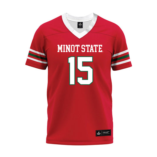 Minot State - NCAA Football : Kieran Daniel - Red Premium Football Jersey-0
