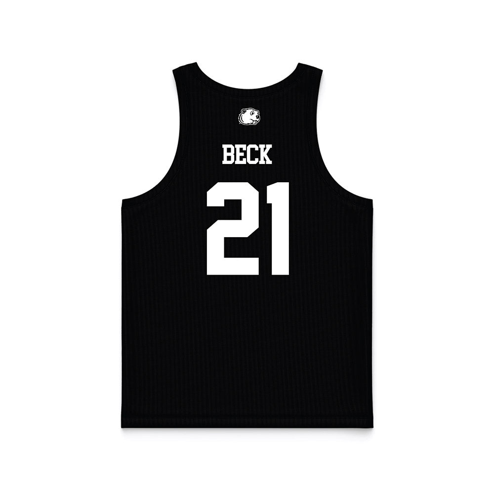 Minot State - NCAA Women's Basketball : Skotti Beck - Black Basketball Jersey-1