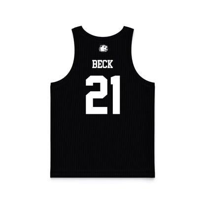 Minot State - NCAA Women's Basketball : Skotti Beck - Black Basketball Jersey-1