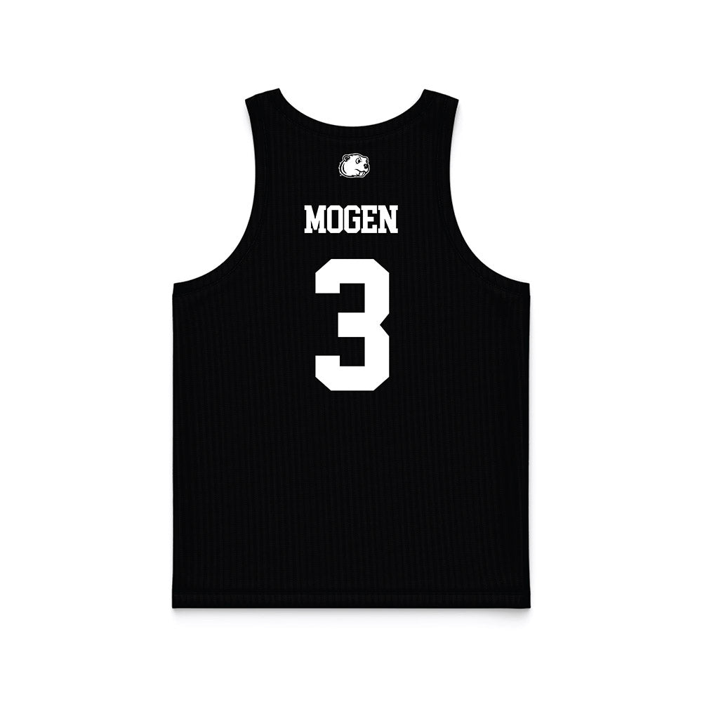 Minot State - NCAA Women's Basketball : Jessica Mogen - Black Basketball Jersey-1