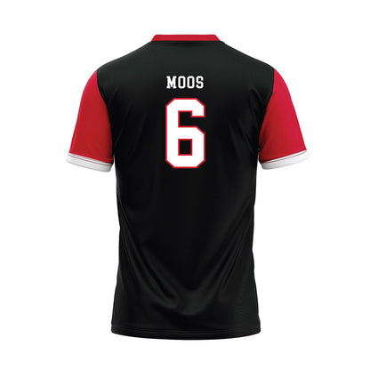 Minot State - NCAA Softball : Mallory Moos - Black Baseball Jersey-1