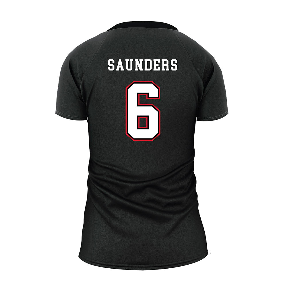 Minot State - NCAA Women's Volleyball : Haley Saunders - Black Volleyball Jersey-1
