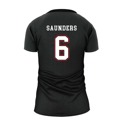 Minot State - NCAA Women's Volleyball : Haley Saunders - Black Volleyball Jersey-1