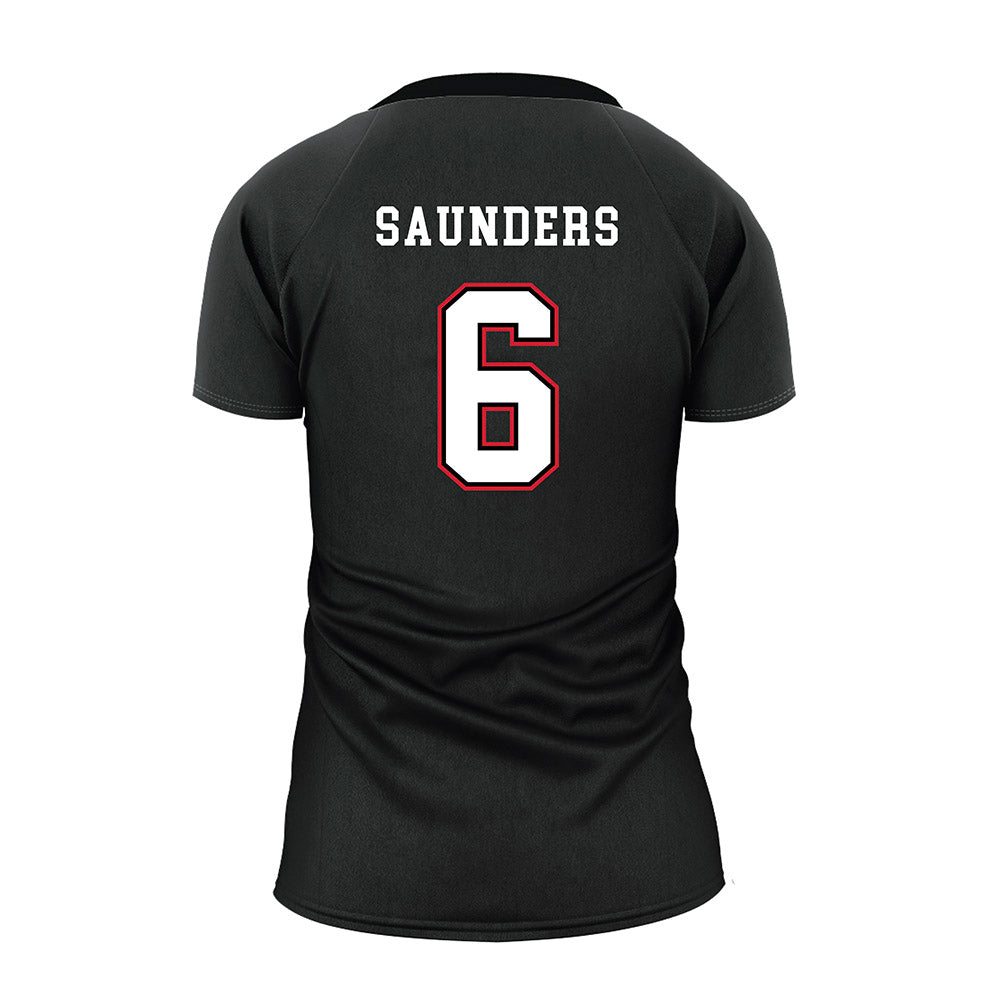 Minot State - NCAA Women's Volleyball : Haley Saunders - Black Volleyball Jersey-1