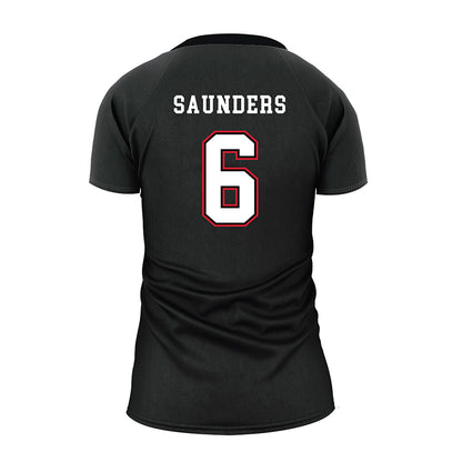 Minot State - NCAA Women's Volleyball : Haley Saunders - Black Volleyball Jersey-1