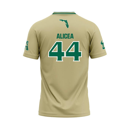 USF - NCAA Baseball : Edwin Alicea - Sand Jersey-1