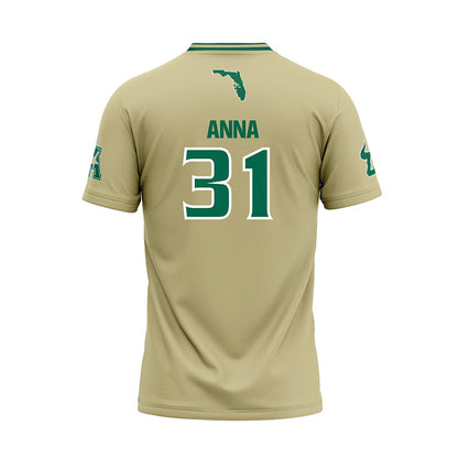 USF - NCAA Baseball : Nakni Anna - Sand Jersey-1