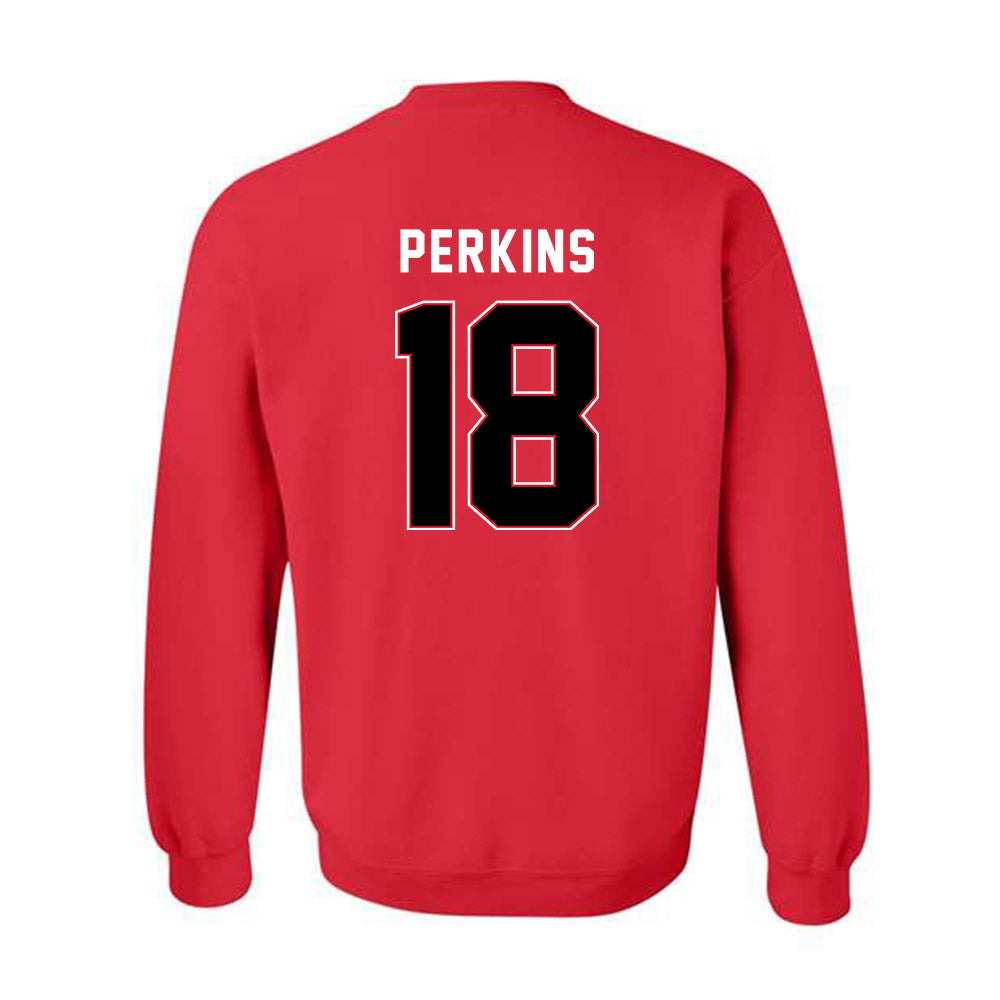 SIUE - NCAA Men's Soccer : Ben Perkins - Classic Shersey Crewneck Sweatshirt-1
