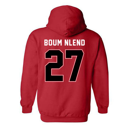 SIUE - NCAA Men's Soccer : Amos Boum Nlend - Classic Shersey Hooded Sweatshirt-1