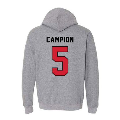 SIUE - NCAA Men's Basketball : Jack Campion - Classic Shersey Hooded Sweatshirt-1