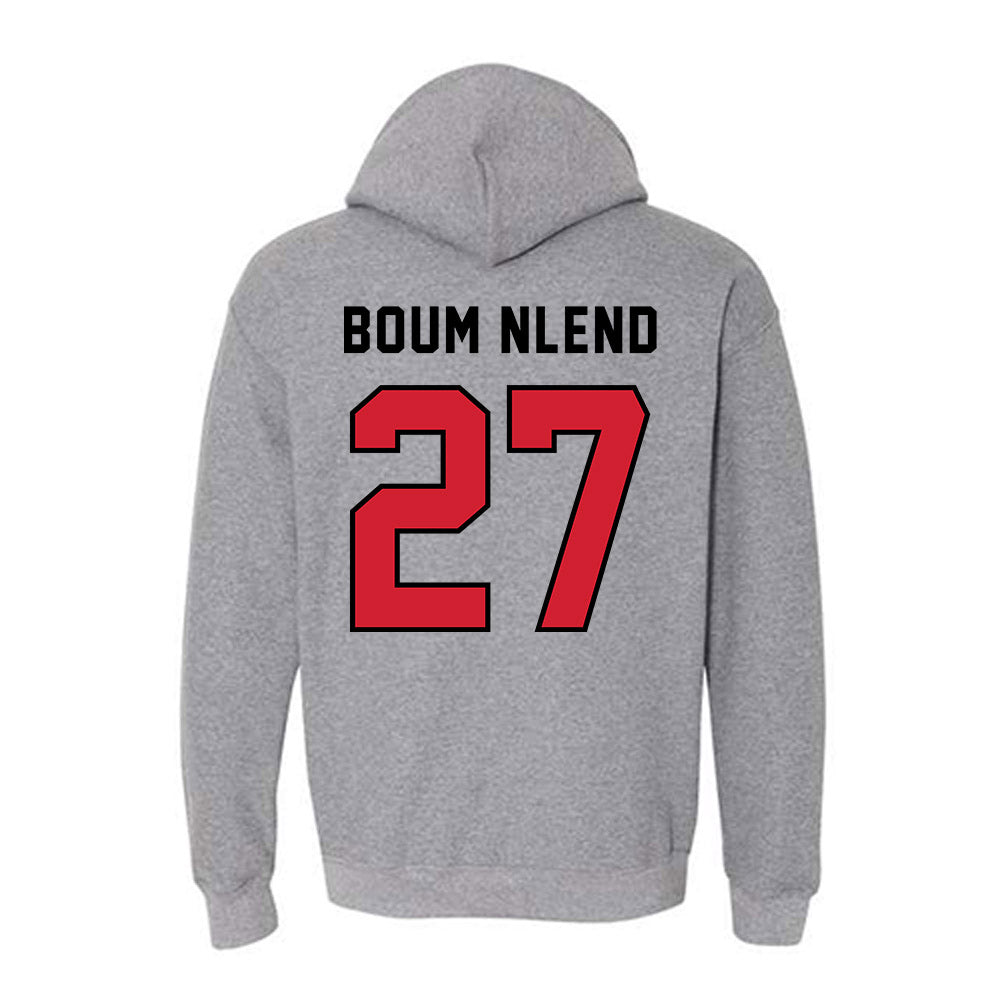 SIUE - NCAA Men's Soccer : Amos Boum Nlend - Classic Shersey Hooded Sweatshirt-1
