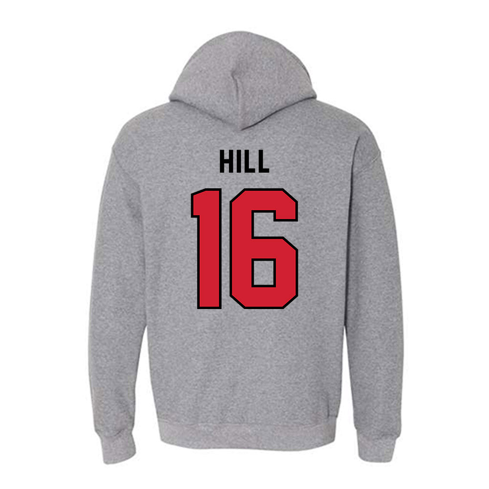 SIUE - NCAA Men's Soccer : Garrison Hill - Classic Shersey Hooded Sweatshirt-1
