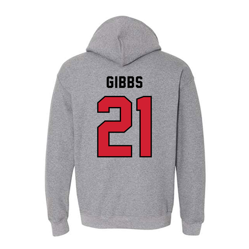 SIUE - NCAA Men's Soccer : Ryley Gibbs - Classic Shersey Hooded Sweatshirt-1