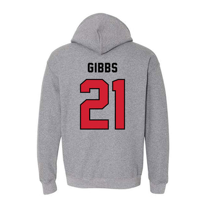SIUE - NCAA Men's Soccer : Ryley Gibbs - Classic Shersey Hooded Sweatshirt-1