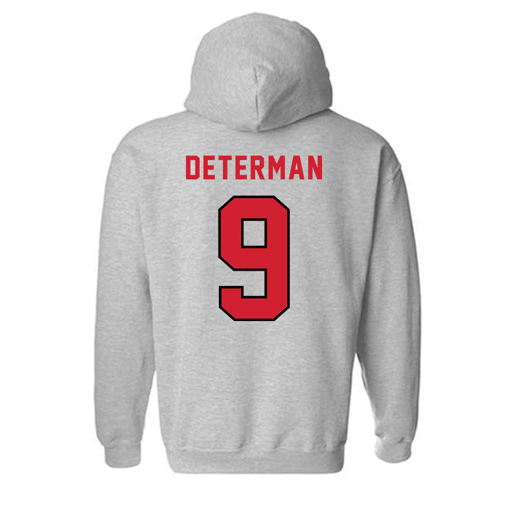 SIUE - NCAA Women's Volleyball : Maddie Determan - Classic Shersey Hooded Sweatshirt-1