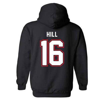 SIUE - NCAA Men's Soccer : Garrison Hill - Classic Shersey Hooded Sweatshirt-1