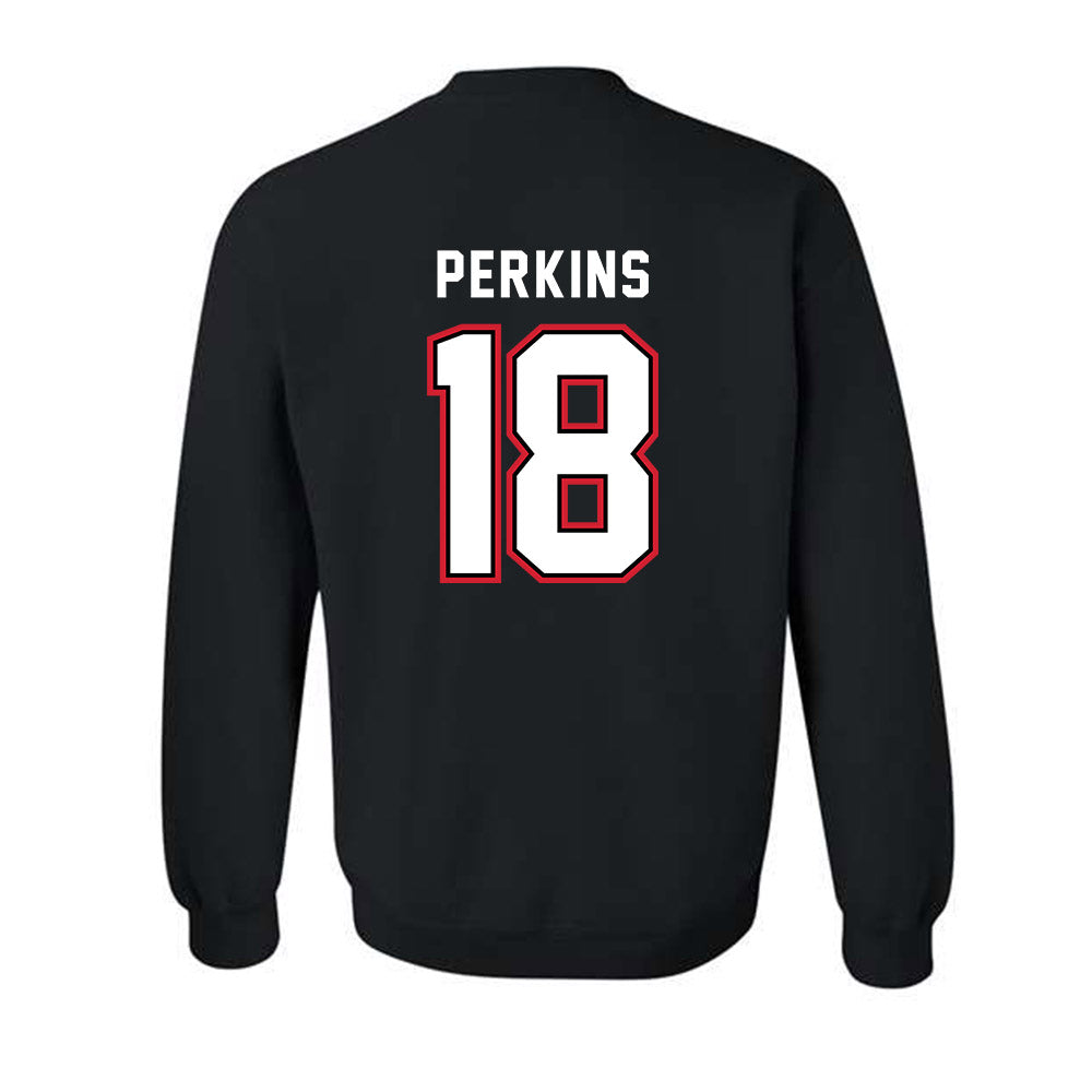 SIUE - NCAA Men's Soccer : Ben Perkins - Classic Shersey Crewneck Sweatshirt-1