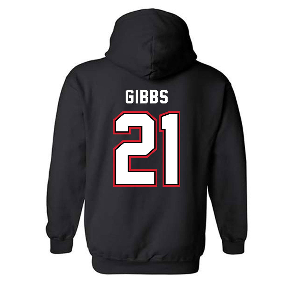SIUE - NCAA Men's Soccer : Ryley Gibbs - Classic Shersey Hooded Sweatshirt-1