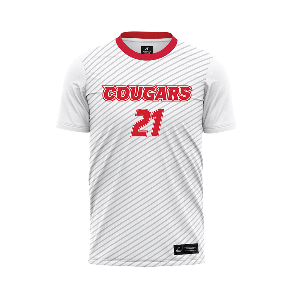 SIUE - NCAA Men's Soccer : Ryley Gibbs - White Soccer Jersey-0