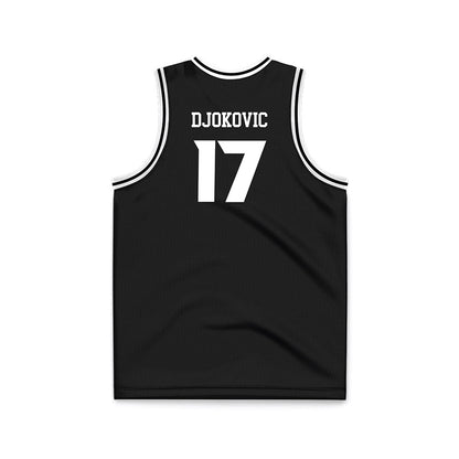 VCU - NCAA Men's Basketball : Lazar Djokovic - Black Basketball Jersey-1