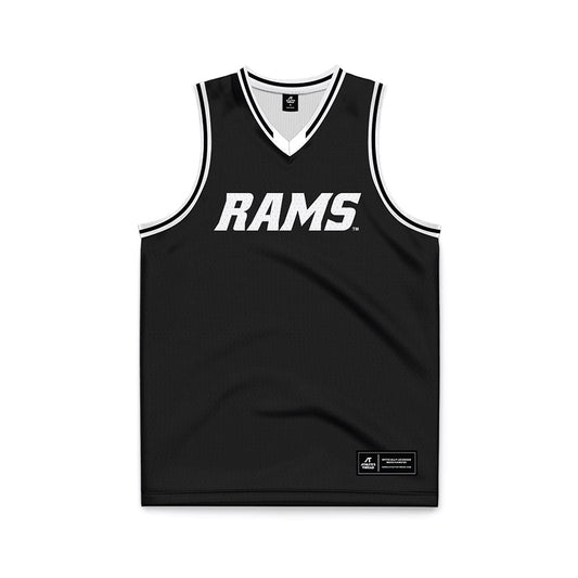VCU - NCAA Men's Basketball : Collin Ross - Black Basketball Jersey-0
