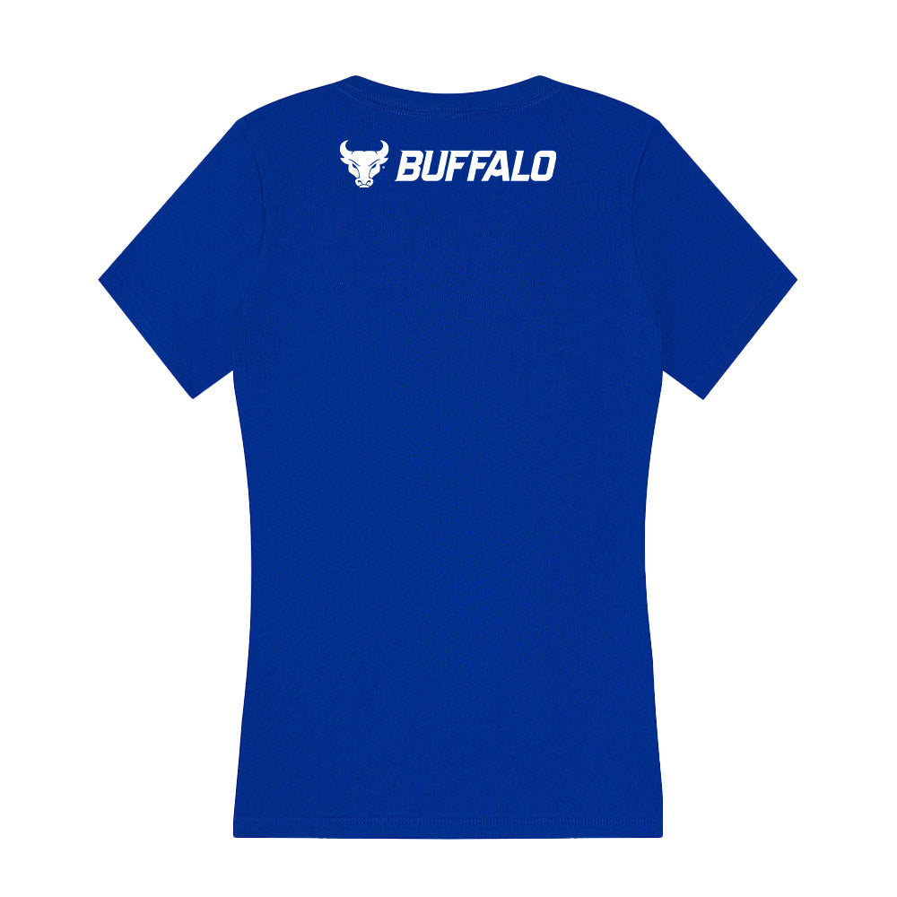 Buffalo - NCAA Women's Soccer : Lexie Thompson - Individual Caricature Women's V-Neck T-Shirt-1