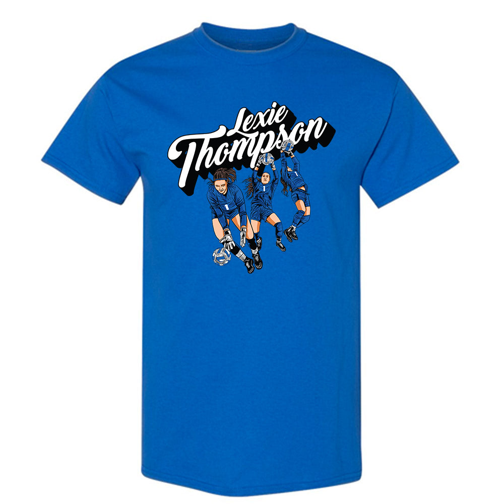 Buffalo - NCAA Women's Soccer : Lexie Thompson - Individual Caricature T-Shirt-0