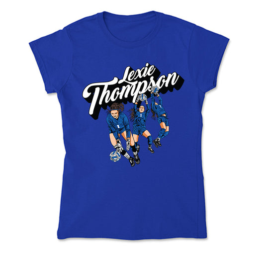 Buffalo - NCAA Women's Soccer : Lexie Thompson - Individual Caricature Soft Style Women’s T-Shirt-0