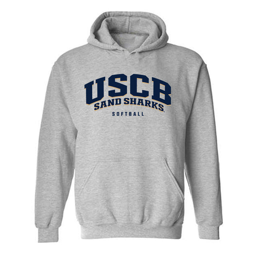 USCB - NCAA Softball : Caleigh Eubanks - Classic Shersey Hooded Sweatshirt-0