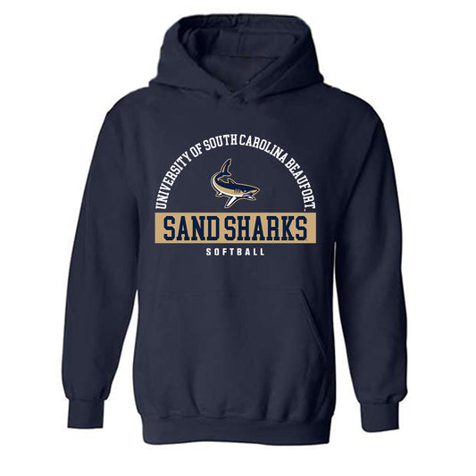 USCB - NCAA Softball : Caleigh Eubanks - Classic Shersey Hooded Sweatshirt-0