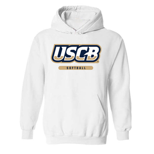 USCB - NCAA Softball : Caleigh Eubanks - Classic Shersey Hooded Sweatshirt-0