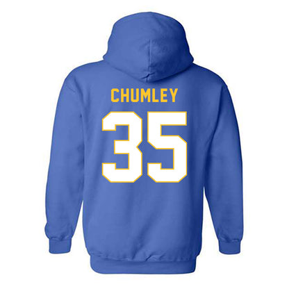 TAMUK - NCAA Football : James Chumley - Classic Shersey Hooded Sweatshirt-1