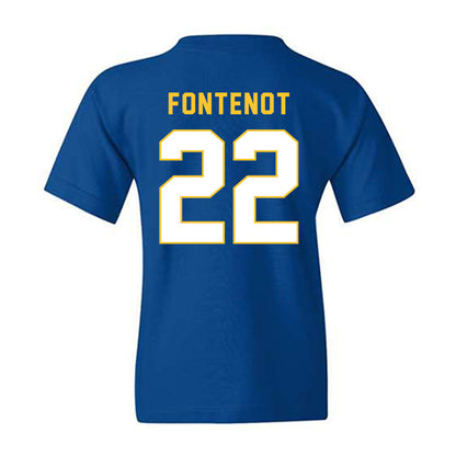 TAMUK - NCAA Football : Levi Fontenot - Youth T-Shirt-1