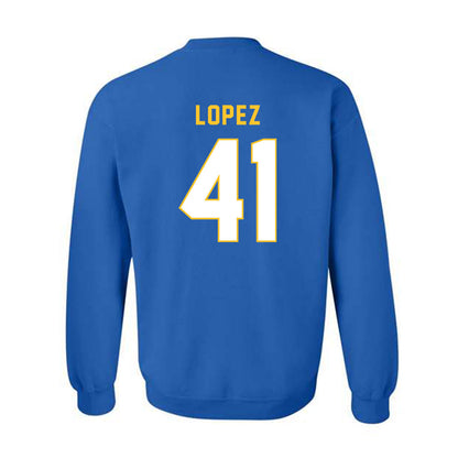 TAMUK - NCAA Football : Angel Lopez - Classic Shersey Crewneck Sweatshirt-1