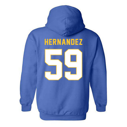 TAMUK - NCAA Football : Abraham Hernandez - Classic Shersey Hooded Sweatshirt-1