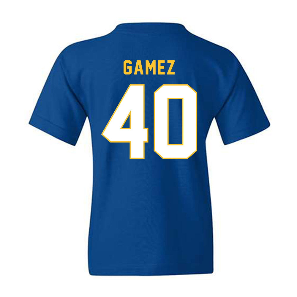 TAMUK - NCAA Baseball : Nathan Gamez - Classic Shersey Youth T-Shirt-1