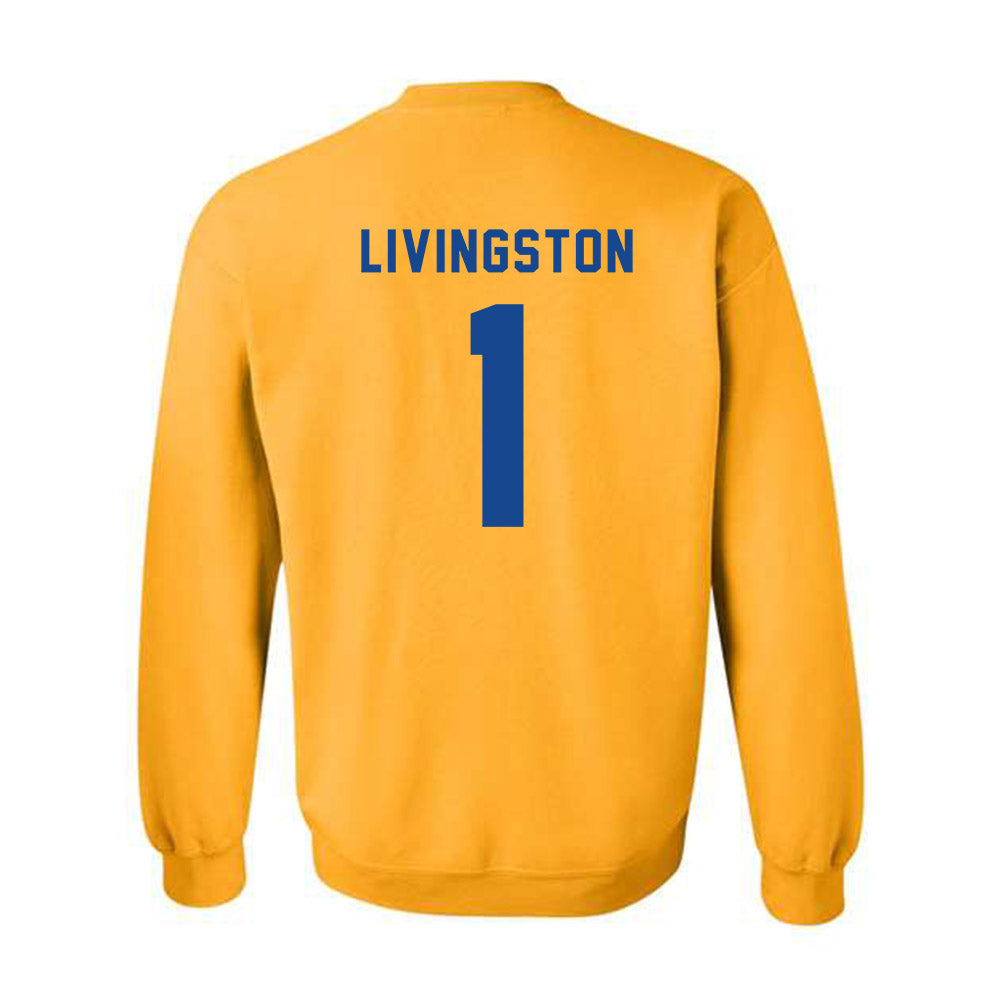 TAMUK - NCAA Men's Basketball : James Livingston - Classic Shersey Crewneck Sweatshirt-1