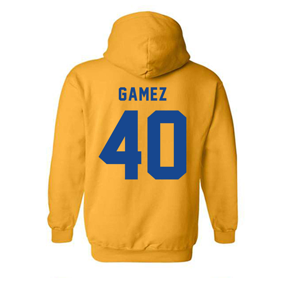 TAMUK - NCAA Baseball : Nathan Gamez - Classic Shersey Hooded Sweatshirt-1