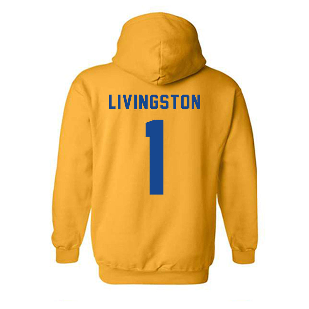 TAMUK - NCAA Men's Basketball : James Livingston - Classic Shersey Hooded Sweatshirt-1