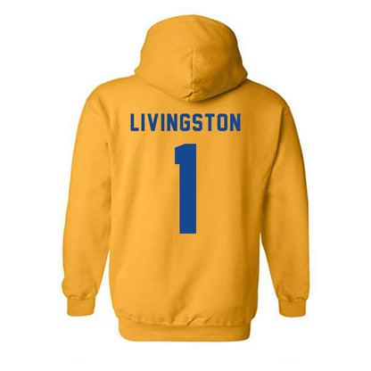 TAMUK - NCAA Men's Basketball : James Livingston - Classic Shersey Hooded Sweatshirt-1