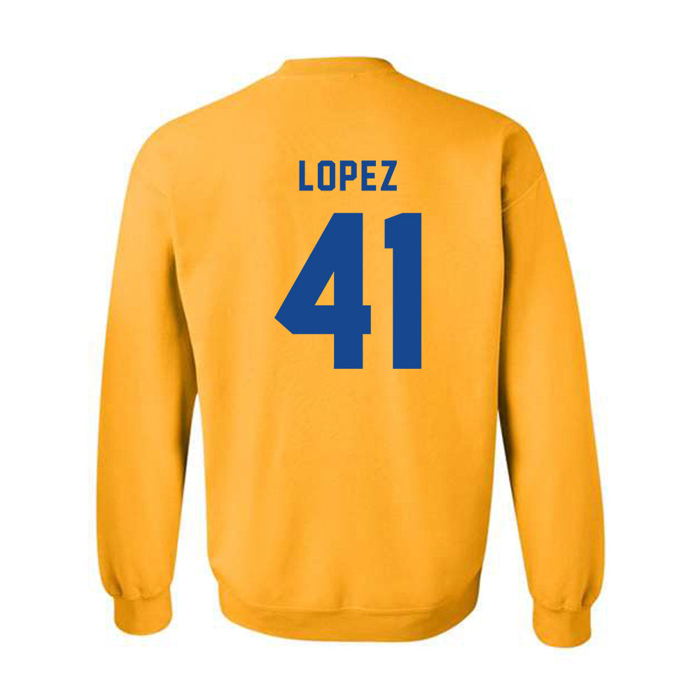 TAMUK - NCAA Football : Angel Lopez - Classic Shersey Crewneck Sweatshirt-1