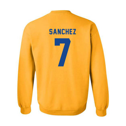 TAMUK - NCAA Football : Seven Sanchez - Crewneck Sweatshirt-1
