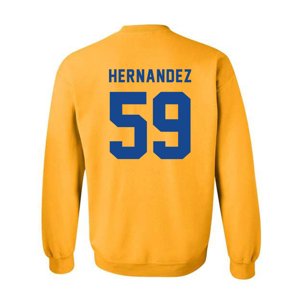 TAMUK - NCAA Football : Abraham Hernandez - Classic Shersey Crewneck Sweatshirt-1