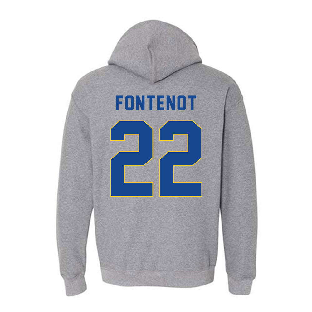 TAMUK - NCAA Football : Levi Fontenot - Classic Shersey Hooded Sweatshirt-1