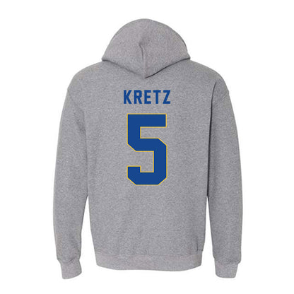 TAMUK - NCAA Football : Christian Kretz - Classic Shersey Hooded Sweatshirt-1