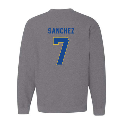TAMUK - NCAA Football : Seven Sanchez - Classic Shersey Crewneck Sweatshirt-1