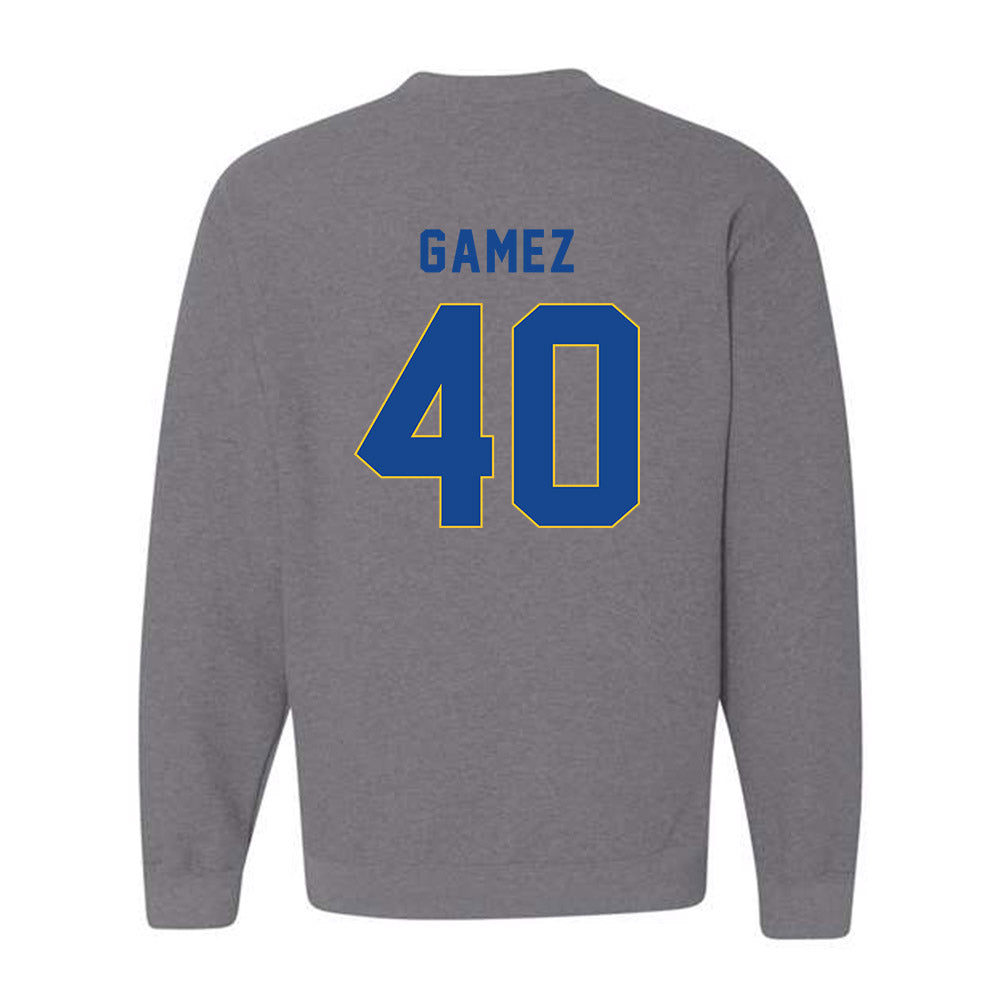 TAMUK - NCAA Baseball : Nathan Gamez - Classic Shersey Crewneck Sweatshirt-1