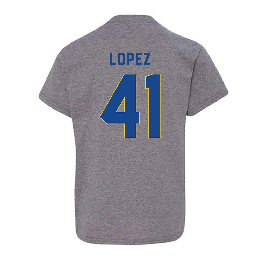 TAMUK - NCAA Football : Angel Lopez - Classic Shersey Youth T-Shirt-1