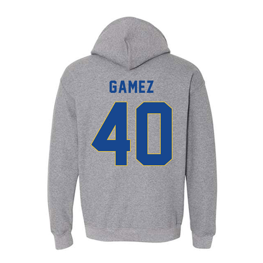 TAMUK - NCAA Baseball : Nathan Gamez - Classic Shersey Hooded Sweatshirt-1