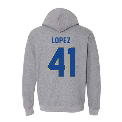 TAMUK - NCAA Football : Angel Lopez - Classic Shersey Hooded Sweatshirt-1